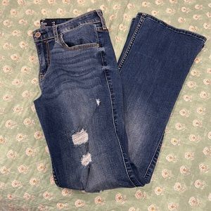 Low-Rise boot cut jeans